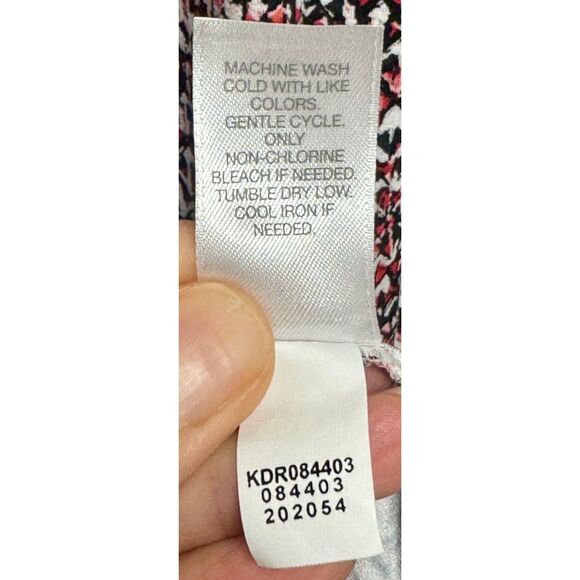 J. JILL Wearever Collection Black/Red/White Maxi Dress, Sz M Tall - Picture 8 of 8